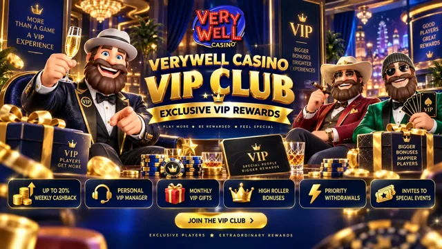VIP Rewards at Verywell Casino
